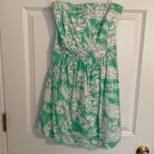 Strapless Lilly Pulitzer dress size small